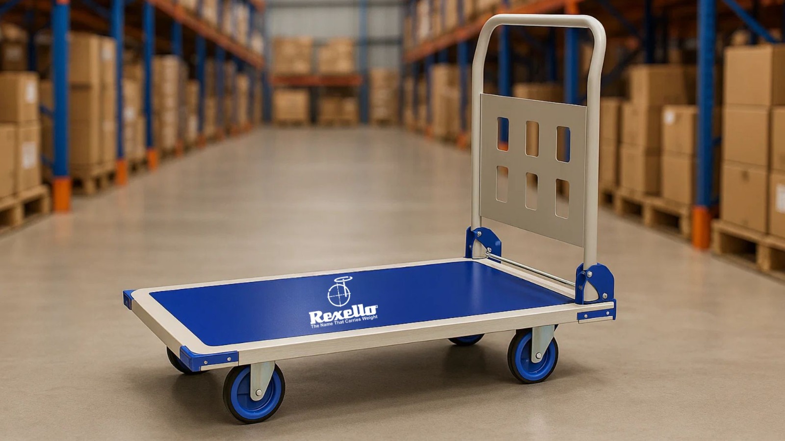 Rexello’s Foldable Platform Trolley